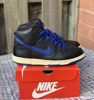 Dunk High Black Royal Blue 2012
