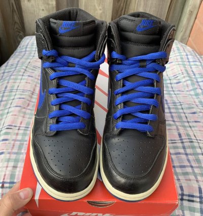Dunk High Black Royal Blue 2012