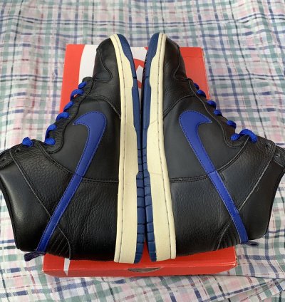 Dunk High Black Royal Blue 2012
