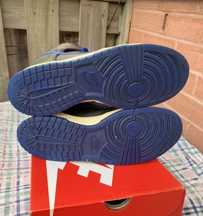 Dunk High Black Royal Blue 2012