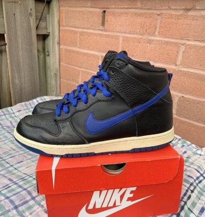 Dunk High Black Royal Blue 2012