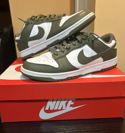 Nike Sb Dunk Olive Sz 10 Vnds