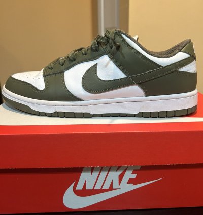 Nike Sb Dunk Olive Sz 10 Vnds