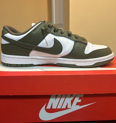 Nike Sb Dunk Olive Sz 10 Vnds