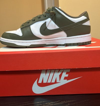 Nike Sb Dunk Olive Sz 10 Vnds