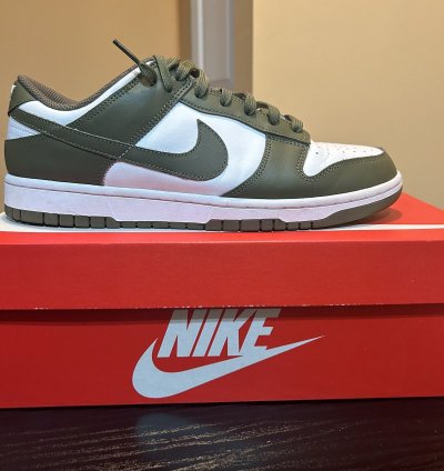 Nike Sb Dunk Olive Sz 10 Vnds