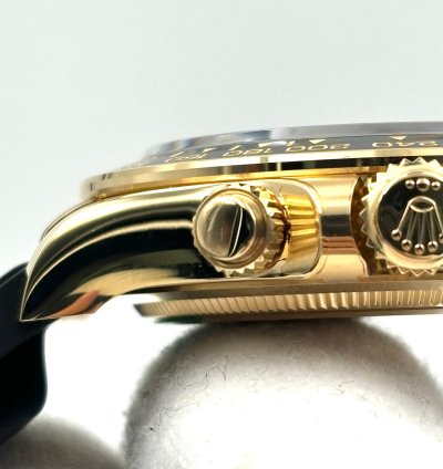 Rolex Daytona Unworn Daytona 40mm Black Diamond Dial Yellow Gold Oysterflex 126518ln Box Papers 2024