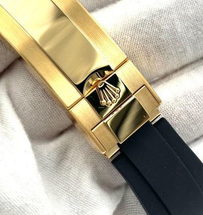 Rolex Daytona Unworn Daytona 40mm Black Diamond Dial Yellow Gold Oysterflex 126518ln Box Papers 2024
