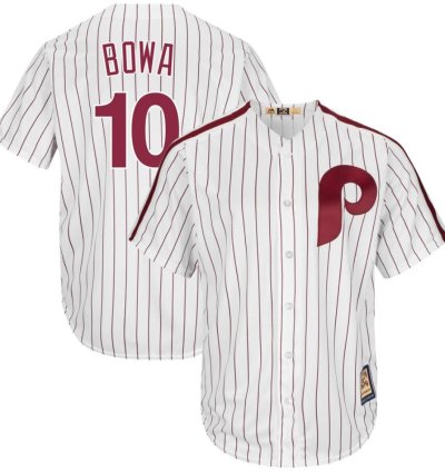 Philadelphia Phillies Larry Bowa White Throwback Jersey