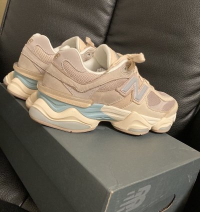 New Balance 9060 Ivory Cream Pink Sand