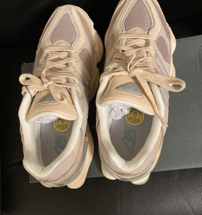 New Balance 9060 Ivory Cream Pink Sand