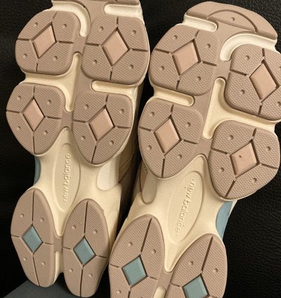 New Balance 9060 Ivory Cream Pink Sand