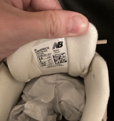 New Balance 9060 Ivory Cream Pink Sand