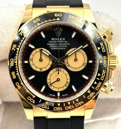 Rolex Daytona Unworn Daytona 40mm Paul Newman Dial Yellow Gold Oysterflex 126518ln Box Papers 2024