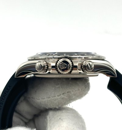 Rolex Daytona Unworn Daytona 40mm Silver Ghost Dial White Gold Oysterflex 126519ln Box Papers 2024