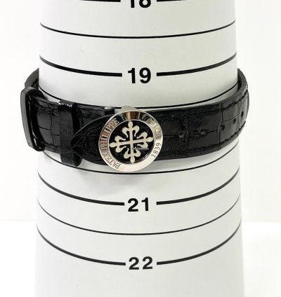 Patek Philippe World Time 5575g-001 White Gold With Black Leather Watch Black Dial 2015