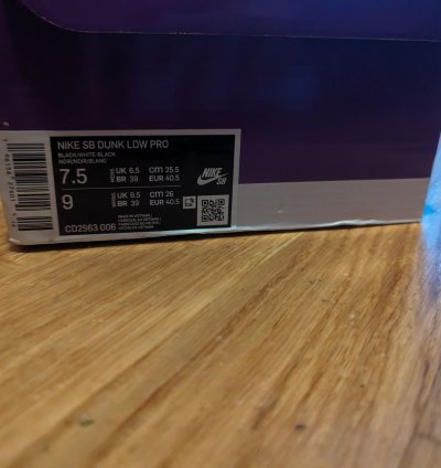 Nike Sb Dunk Pro Black Gum