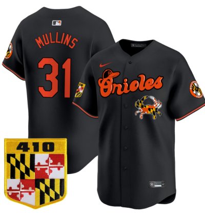 Cedric Mullins Jersey 31 Baltimore Orioles 410 Chesapeake Crab Patch Limited Stitched Black