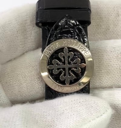 Patek Philippe World Time Anniversary 175th 40mm White Gold - Black Dial - Leather Strap 5575g-001