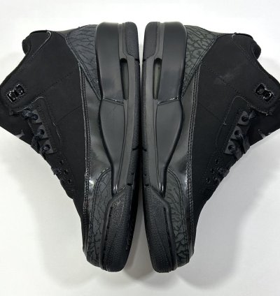 Nike Air Jordan 3 Retro Black Cat Shoes Size 7 5