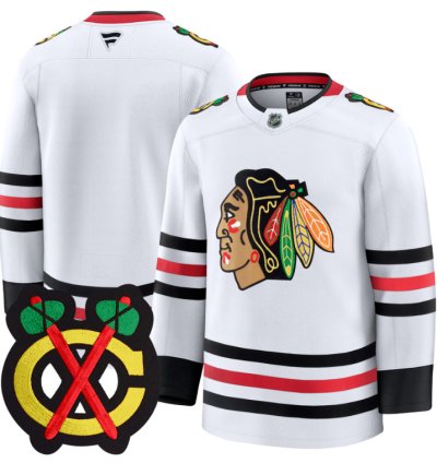 Bobby Team Jersey Chicago Blackhawks Premium All Stitched White