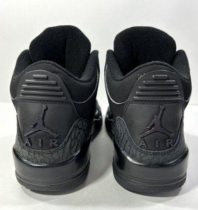Nike Air Jordan 3 Retro Black Cat Shoes Size 7 5
