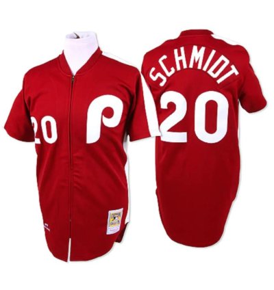 Philadelphia Phillies Mike Schmidt Red 1979 Throwback Jersey