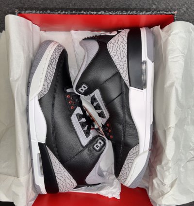 Nike Air Jordan 3 Retro Black Cement 2024 13 Dn3707-010