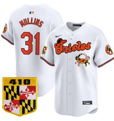 Cedric Mullins Jersey 31 Baltimore Orioles 410 Chesapeake Crab Patch Limited Stitched White