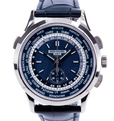 Patek Philippe World Time Chronograph 2019 Fullset German Delivery 5930g-010