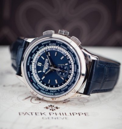 Patek Philippe World Time Chronograph 2019 Fullset German Delivery 5930g-010