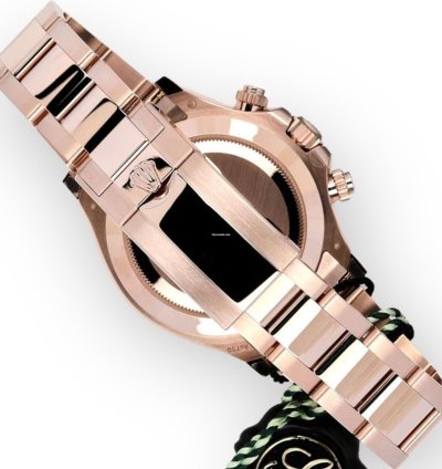 Rolex Daytona Unworn Full Set 116505 Rose Gold Black Dial