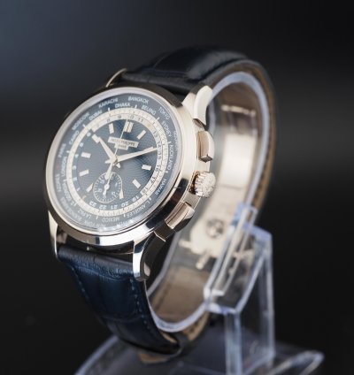 Patek Philippe World Time Chronograph 39 5 Full Set World Time Chronograph 5930g-010