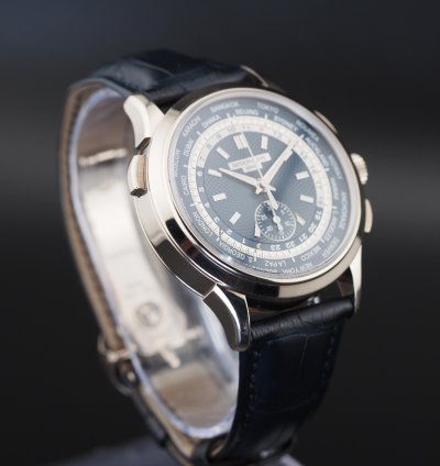 Patek Philippe World Time Chronograph 39 5 Full Set World Time Chronograph 5930g-010