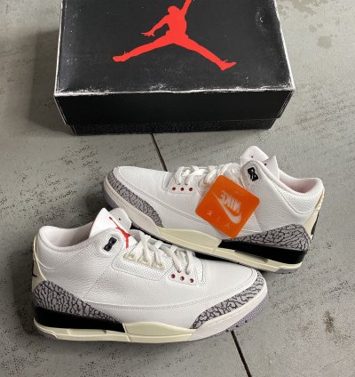 Nike Air Jordan 3 White Cement Reimagined Shoes Men