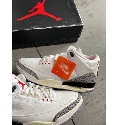 Nike Air Jordan 3 White Cement Reimagined Shoes Men