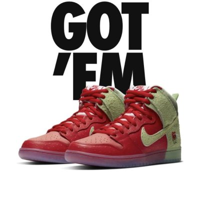 Nike Sb Dunk Strawberry Cough