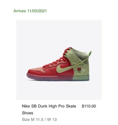 Nike Sb Dunk Strawberry Cough