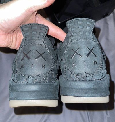 Nike Air Jordan 4 Kaws Black Size 10