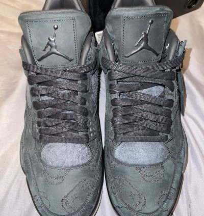 Nike Air Jordan 4 Kaws Black Size 10