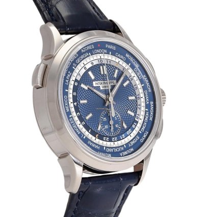 Patek Philippe World Time Chronograph 5930g-001 Automatic White Gold Good