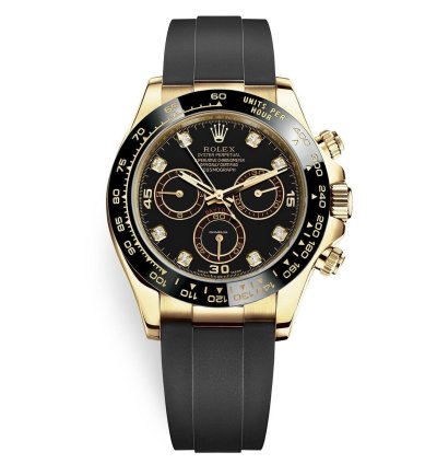 Rolex Daytona Unworn Full Set Black Diamonds Dial 116518ln