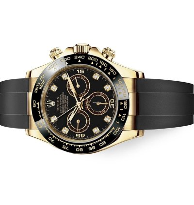 Rolex Daytona Unworn Full Set Black Diamonds Dial 116518ln
