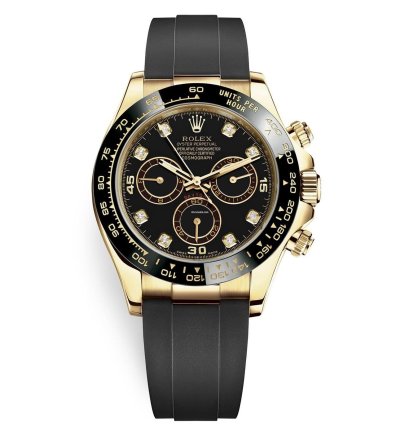 Rolex Daytona Unworn Full Set Black Diamonds Dial 116518ln