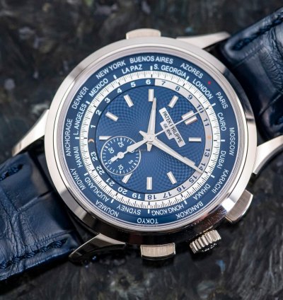 Patek Philippe World Time Chronograph 5930g-001 Whitegold 2018 Full Set