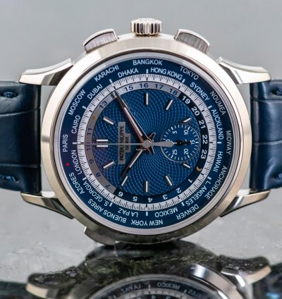 Patek Philippe World Time Chronograph 5930g-001 Whitegold 2018 Full Set