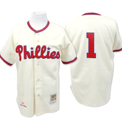 Philadelphia Phillies Richie Ashburn Cream 1948 Throwback Jersey