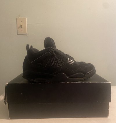 Nike Air Jordan 4 Retro 2020 Black Cat Us Size 9 5