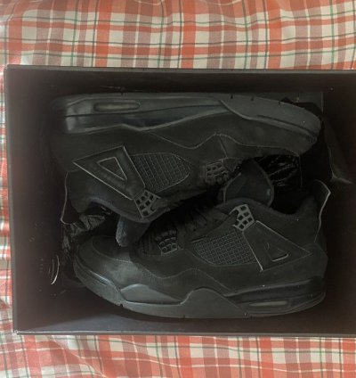 Nike Air Jordan 4 Retro 2020 Black Cat Us Size 9 5
