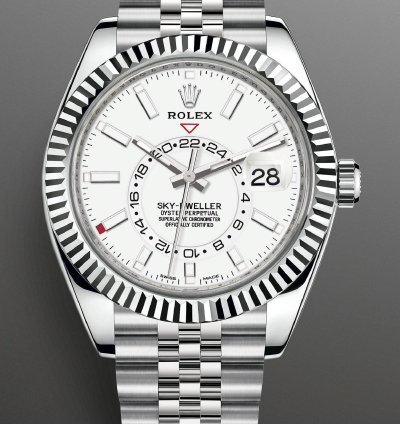 Rolex Sky-dweller White Jubilee Bracelet 326934